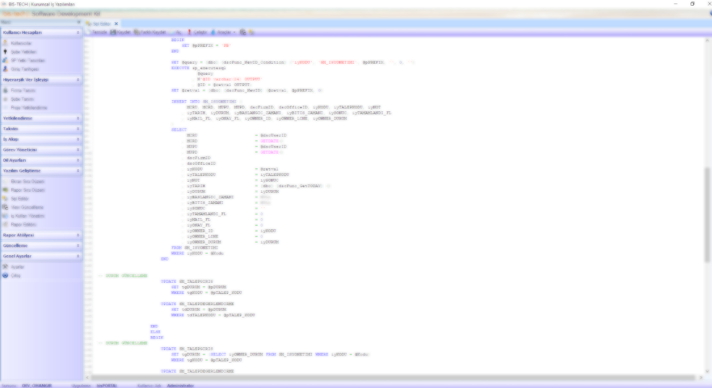 Güvenlik Yönetimi SDK